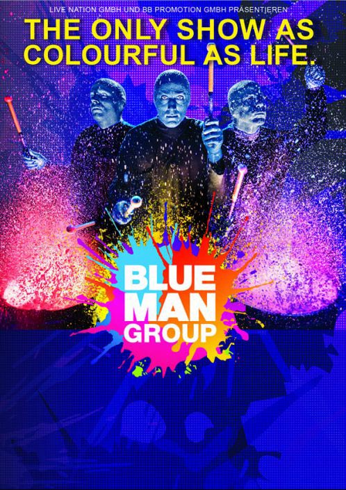 Veranstaltungsanzeige von Blue Man Group © Metropol Theater Bremen
