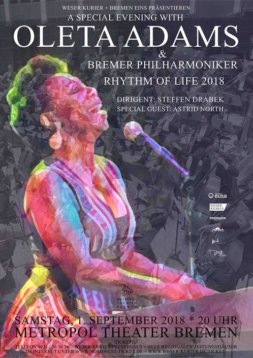 Veranstaltungsanzeige von Oleta und die Bremer Philarmonie © Metropol Theater Bremen