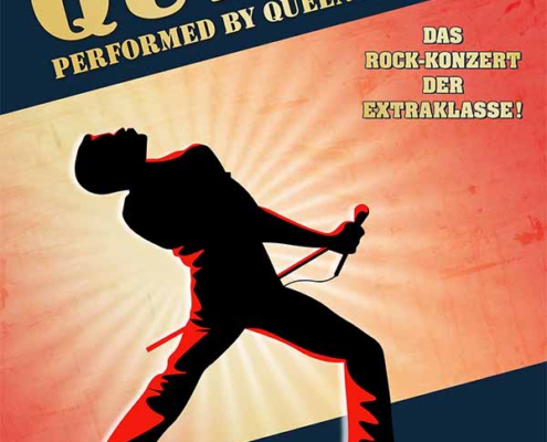 Plakatmotiv für Forever Queen in Bremen im Metropol Theater