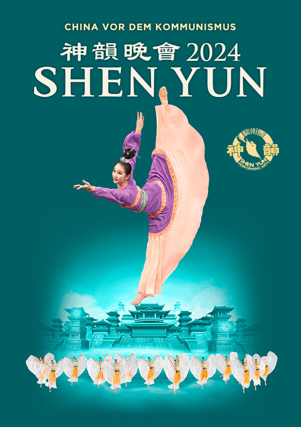 Plakatmotiv für Shen Yun 2024 im Metropol Theater Bremen