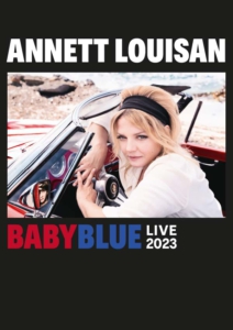 Plakatmotiv für Annett Louisan Bremen mit Tour BABYBLUE LIVE 2023