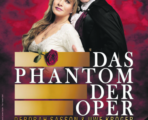 Plakatmotiv für Das Phantom der Oper in Bremen im Metropol Theater.