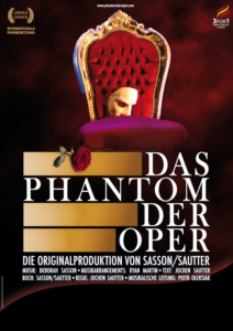 Plakatmotiv für Das Phantom der Oper in Bremen im Metropol Theater