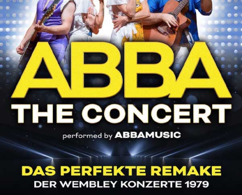 Plakatmotiv für Konzert ABBA – The Concert performed by ABBAMUSIC in Bremen