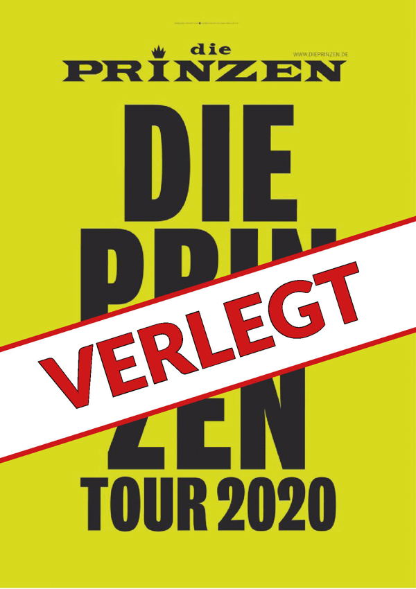 Die PRINZEN – Live 2020 – VERLEGT Die PRINZEN – Live 2020 – VERLEGT