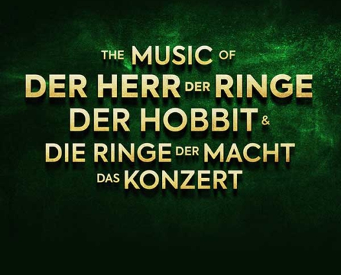 Plakatmotiv für Orchestershow Der Herr der Ringe, Der Hobbit & Die Ringe der Macht in Bremen im Metropol Theater