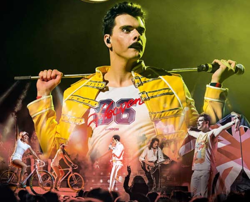 Plakatmotiv für Tribute Konzert God save the Queen - Q-Revival Band in Bremen im Metropol Theater Bremen