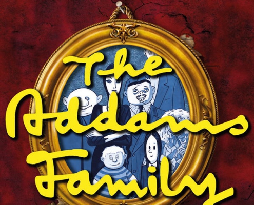 Plakatmotiv The Addams Family im Metropol Theater Bremen