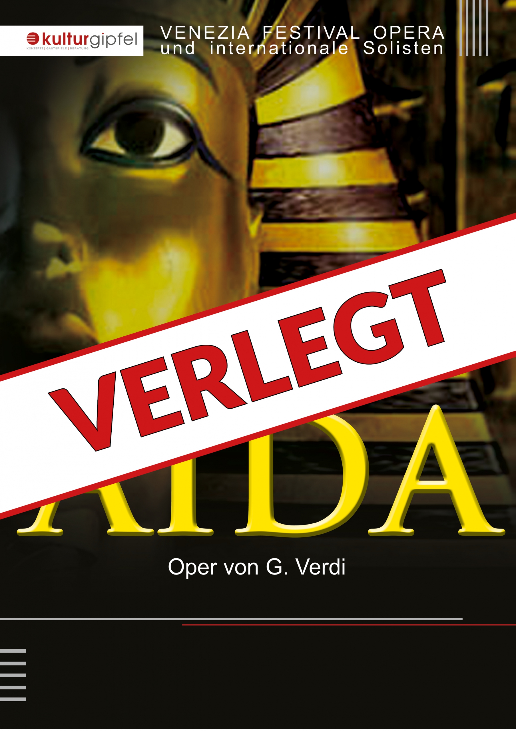 Aida - Oper von Giuseppe Verdi - VERLEGT | Metropol Theater Bremen