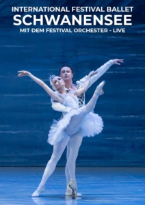 Plakatmotiv für Schwanensee vom International Festival Ballet & Festival Orchester in Bremen im Metropol Theater Bremen