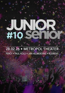 Erleben Sie die 10. JuniorSenior Party im Metropol Theater in Bremen Eventbild für die 10. JuniorSenior Party im Metropol Theater Bremen