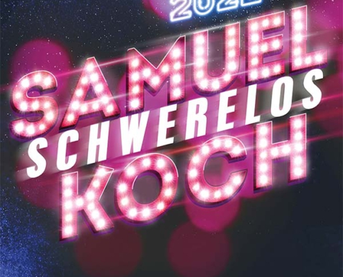 Plakatmotiv für Show Samuel Koch • Schwerelos - Die Live Show in Bremen