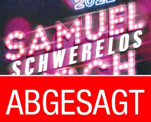 Plakatmotiv für Show Samuel Koch • Schwerelos - Die Live Show in Bremen