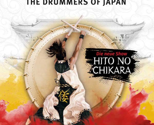 Plakatmotiv für Yamato - The Drummers of Japan live im Metropol Theater Bremen