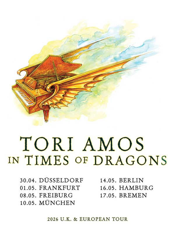 Tori Amos – In Times of Dragons Tour 2026 Tori Amos – In Times of Dragons Tour 2026