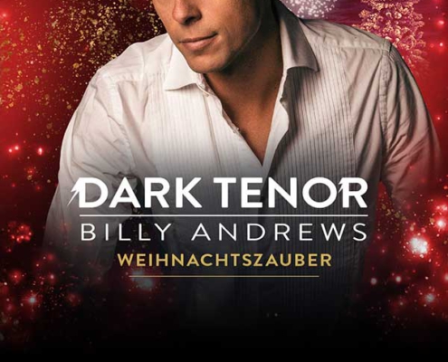 Plakatmotiv für The Dark Tenor im Metropol Theater Bremen