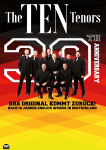 Plakatmotiv für Konzert von The Ten Tenors im Metropol Theater Bremen