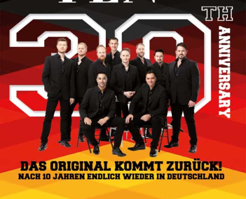 Plakatmotiv für Konzert von The Ten Tenors im Metropol Theater Bremen