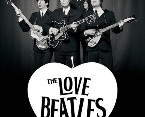 Plakatmotiv für Tribute Show The Love Beatles 2024 im Metropol Theater Bremen