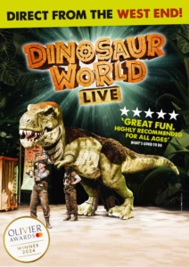 Plakatmotiv für Dinosaur World Live! in Bremen