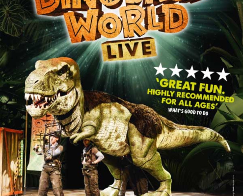 Plakatmotiv für Dinosaur World Live! in Bremen