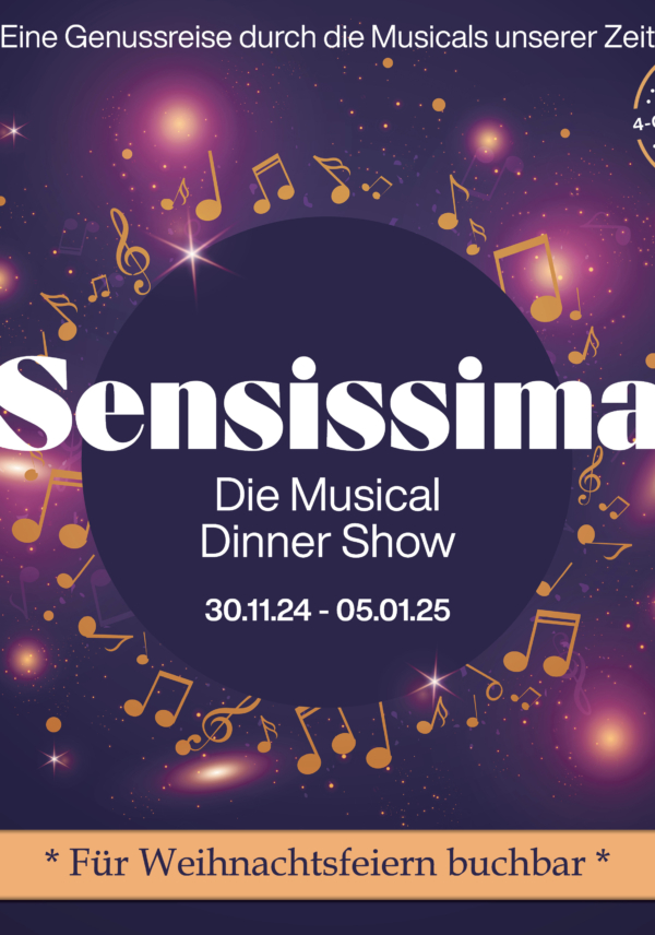 Titelbild für Sensissima - Die Musical-Dinnershow in der Energieleitzentrale Bremen