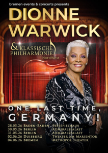 Eventbild zu Dionne Warwick & Klassische Philharmonie Nordwest im Metropol Theater Bremen