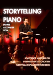 Plakatmotiv für Storytelling Piano in Bremen