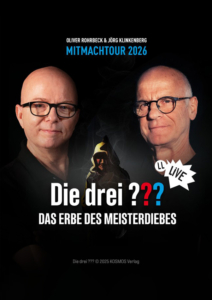 Eventbild Die drei Fragenzeichen Das Erbe des Meisterdiebes am 12.09.2026 im Metropol Theater Bremen