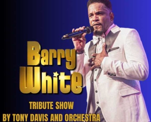 Plakatmotiv für Barry White Tribute Show im Metropol Theater Bremen