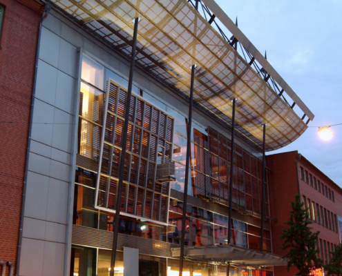 Außenansicht des Metropol Theaters Bremen.