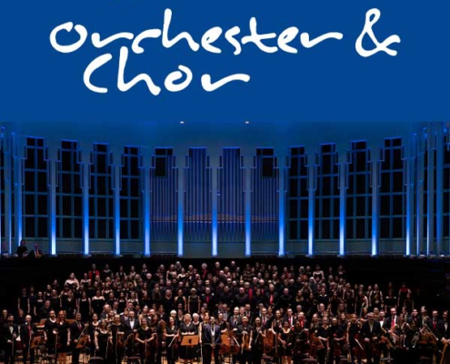 Plakatmotiv für Oper pur – Pietro Mascagni: Cavalleria rusticana Semesterabschlusskonzert von Orchester und Chor der Universität Bremen im Bremer Metropol Theater