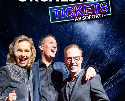 Plakatmotiv für Kosmos & Orchester im Metropol Theater Bremen