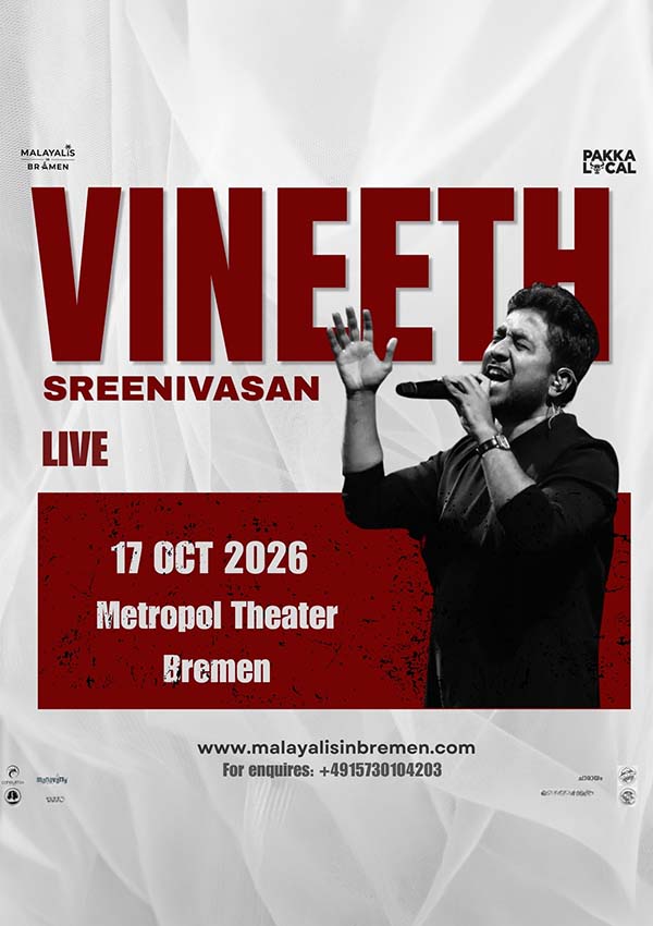 Vineeth Sreenivasan Live in Konzert